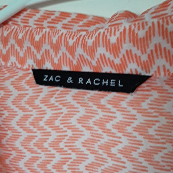 SOLD Zac & Rachel Orange Long Sleeve - Picture 2 of 8